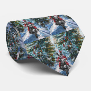 Boston Terrier Hund Ridning Motorcykel Jul Slips