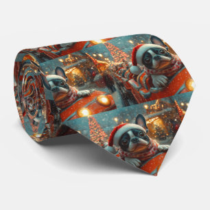 Boston Terrier Hund Roller Underlägg jul Slips