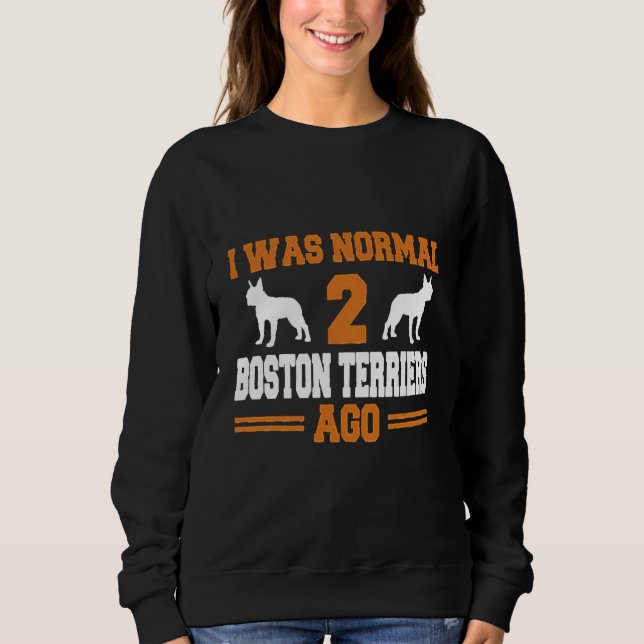 Boston Terrier Hund S T Shirt (Framsida)