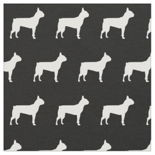 Boston Terrier Hund Silhouette Pet Tyg