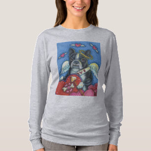 Boston Terrier, HUND VALENTINE LÅNGÄRMAD T SHIRT
