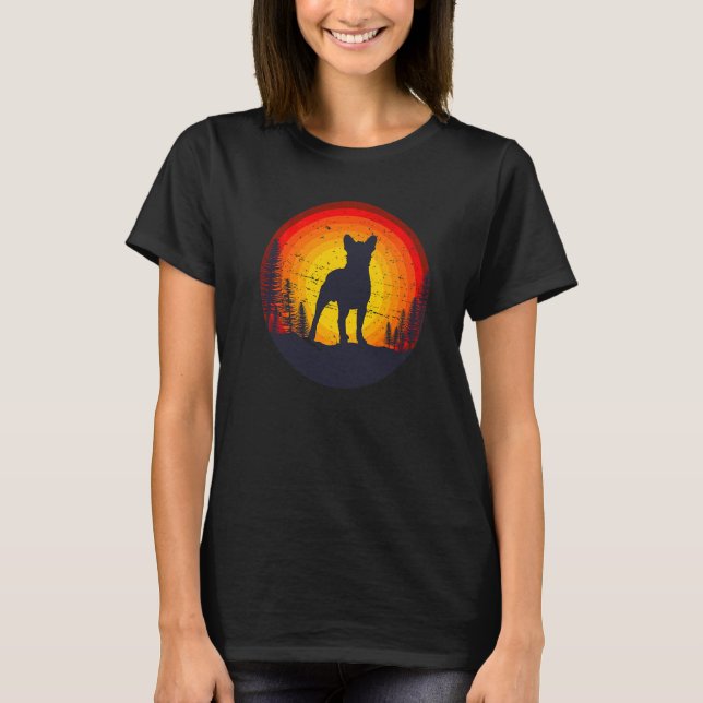 Boston Terrier Hundras  116 T Shirt (Framsida)