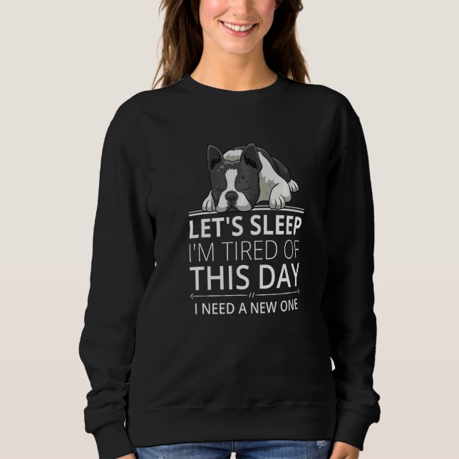 Boston Terrier Hundras  136 T Shirt (Framsida)