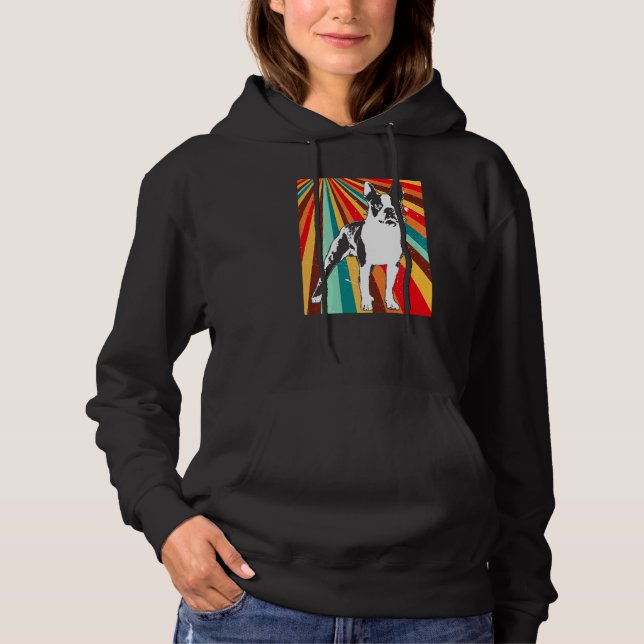 Boston Terrier Hundras 34 T Shirt (Framsida)