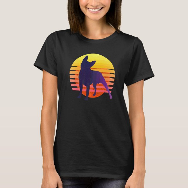 Boston Terrier Hundras  45 T Shirt (Framsida)