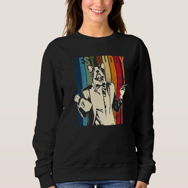 Boston Terrier Hundras 82 T Shirt (Framsida)
