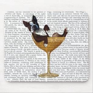 Boston Terrier i Cocktail Glass 2 Musmatta