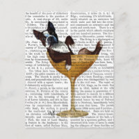 Boston Terrier i Cocktail Glass 2