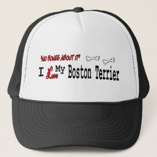 Boston Terrier (I Kärlek) Hat Truckerkeps