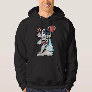 Boston Terrier I Kärlek Mamma Tattoo Hoodie