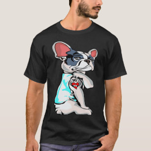 Boston Terrier I Kärlek Mamma Tattoo Mors dag Gift T Shirt