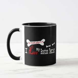 Boston Terrier (I Kärlek) Mugg