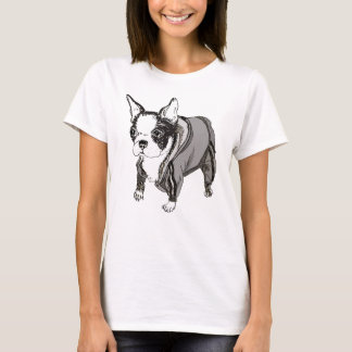 Boston Terrier i svenska byxor Tee