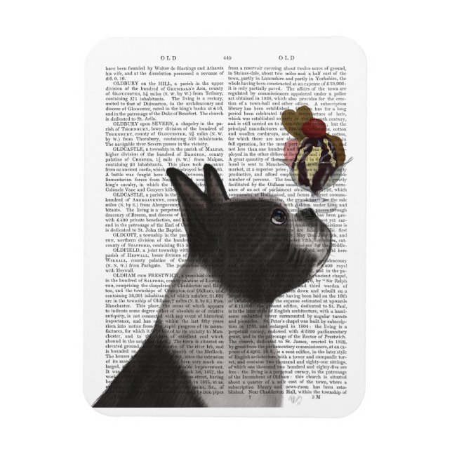 Boston Terrier Ice Cream Magnet (Vertikal)
