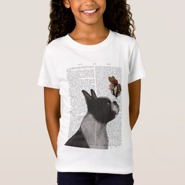 Boston Terrier Ice Cream T Shirt (Framsida)