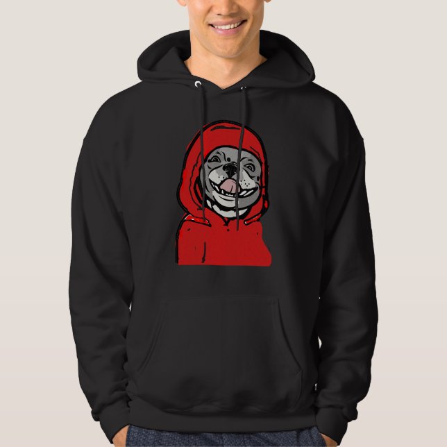Boston Terrier in a Little Red Riding Hoodie (Framsida)
