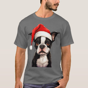 Boston Terrier jul T Shirt