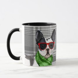 Boston Terrier-julen Hund Mugg