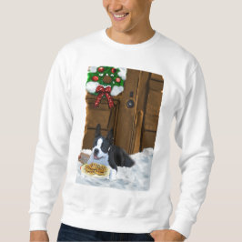 Boston Terrier-julgåvor Lång Ärmad Tröja
