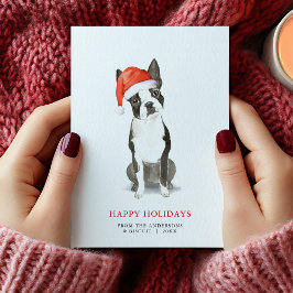 Boston Terrier Julkort