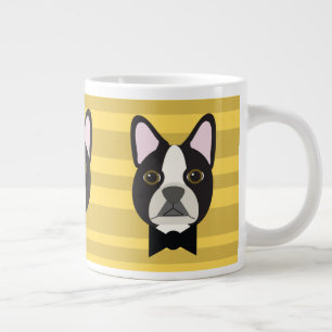 Boston Terrier Jumbo Mugg