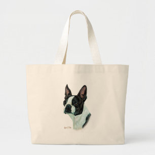 Boston Terrier Jumbo Tygkasse
