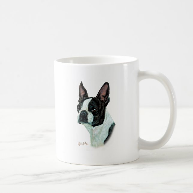 Boston Terrier Kaffemugg (Höger)