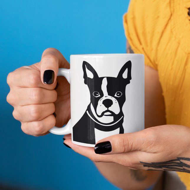 Boston Terrier Kaffemugg (Skapare uppladdad)