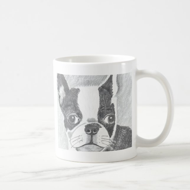 Boston Terrier Kaffemugg (Höger)