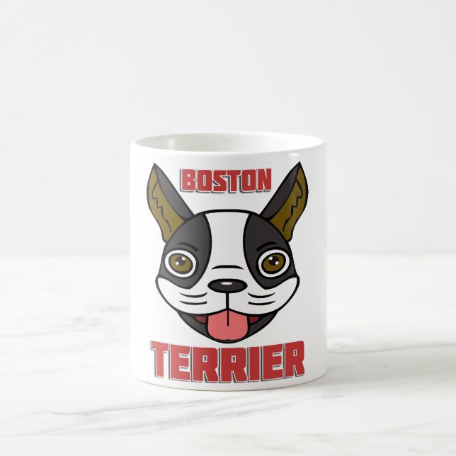 Boston Terrier Kaffemugg (Center)