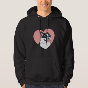 Boston Terrier Kärlek 168 Hoodie