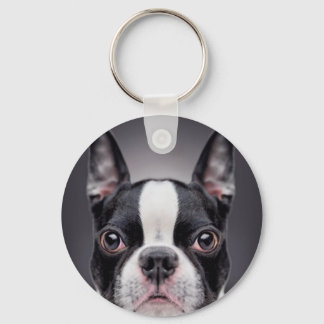 Boston Terrier Keychain Nyckelring