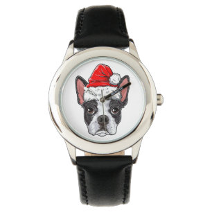 Boston Terrier Kid Watch Birthday Gift för barn Armbandsur