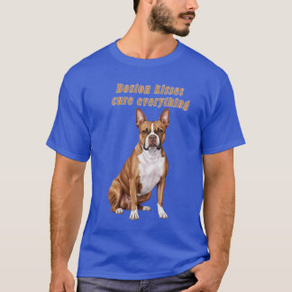 Boston Terrier Kisses Cure Everything – Men’s Dog T Shirt