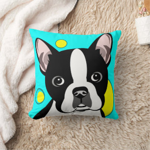 Boston Terrier Konst Kudde