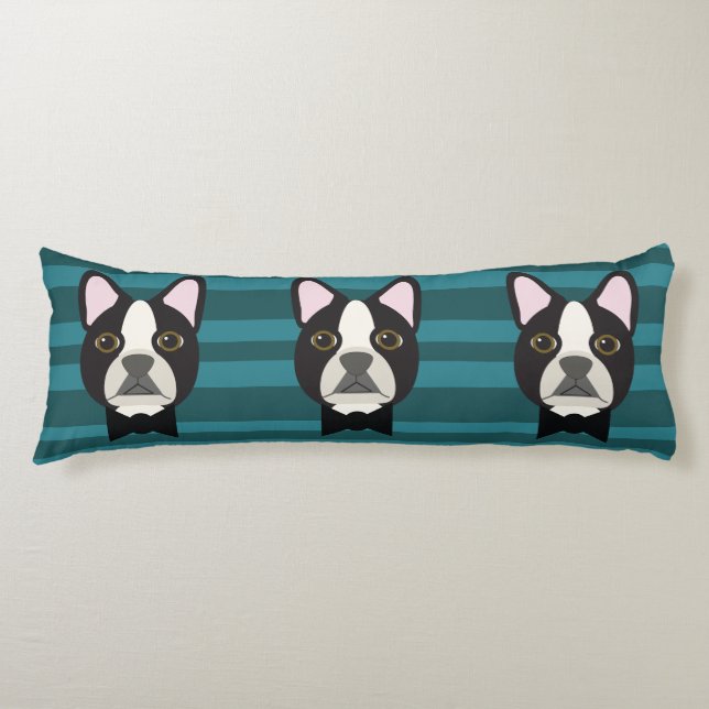 Boston Terrier Kroppskudde (Framsidan)