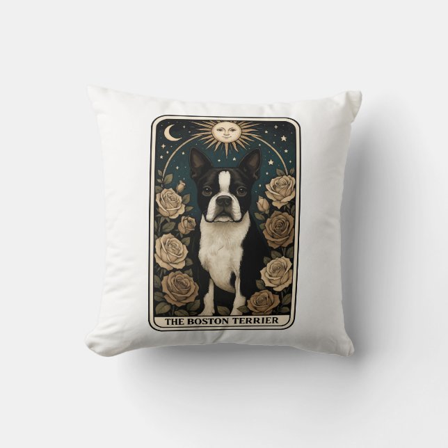 Boston Terrier Kudde (Framsida)