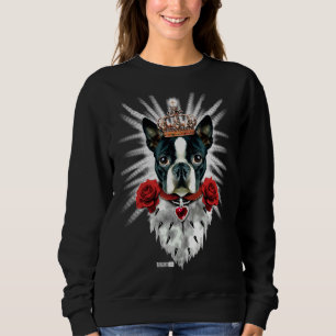 Boston Terrier Kung Krona Royal Passande T Shirt