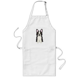 Boston Terrier Långt Förkläde