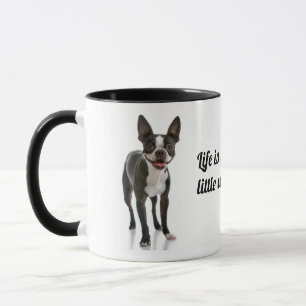 Boston Terrier - Life är bättre Mugg