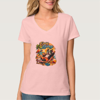 Boston Terrier Liv Enkelt Boende T Shirt