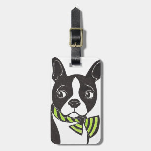 Boston Terrier Luggage Tag Bagagebricka