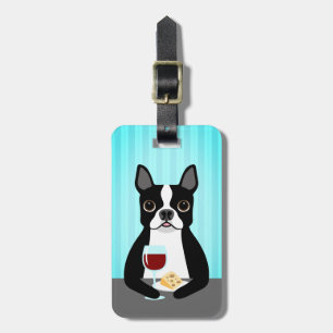 Boston Terrier Luggage Tags Bagagebricka
