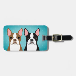 Boston Terrier Luggage Tags Bagagebricka