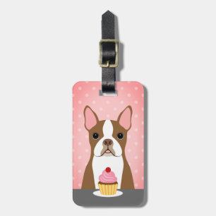 Boston Terrier Luggage Tags Bagagebricka