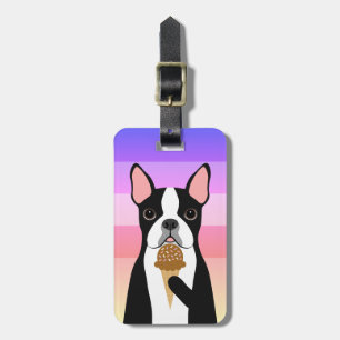 Boston Terrier Luggage Tags Bagagebricka