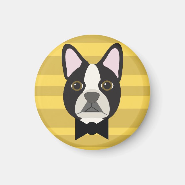 Boston Terrier Magnet (Framsidan)