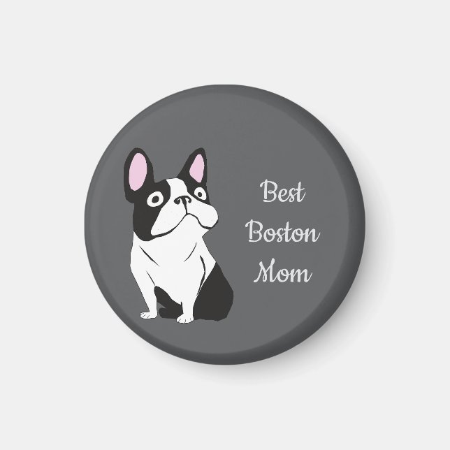 Boston terrier magnet (Framsidan)