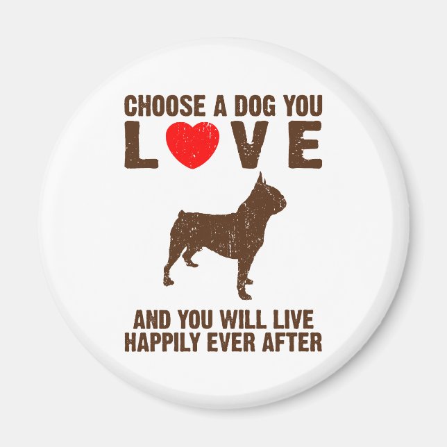 Boston Terrier Magnet (Framsidan)