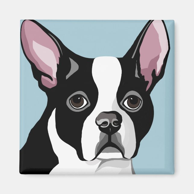 Boston Terrier Magnets Magnet (Framsidan)